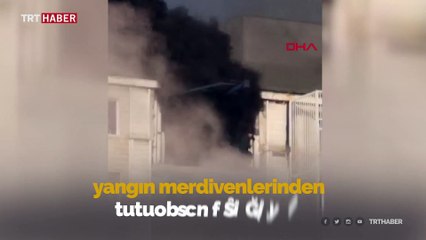 Başakşehir'deki fabrika yangınında can pazarı