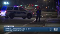 Man carjacked and shot