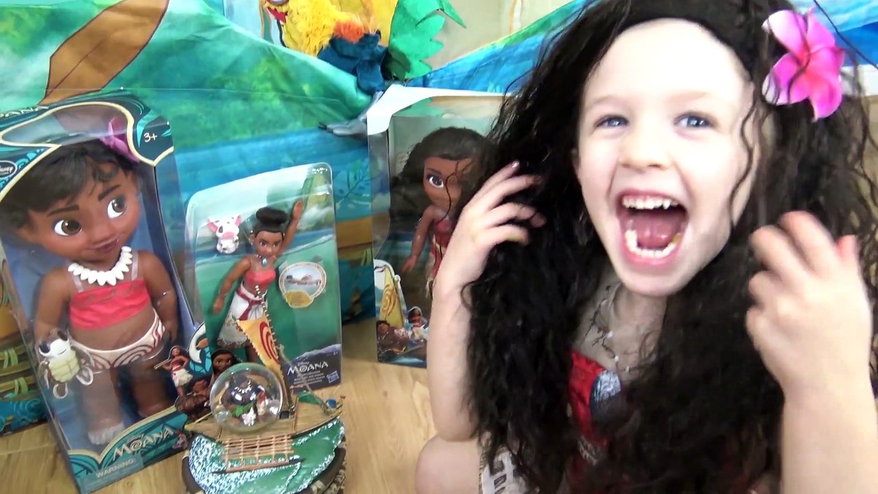 Brinquedos Moana e musicas Disney com Sophia, Isabella e  Alice