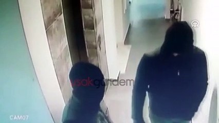 Uşak'taki öldürülen inşaat işçisinin katil zanlıları güvenlik kamerasında