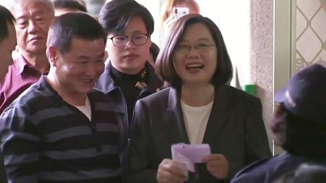 '타이완 총통 선거', 차이잉원 현 총통 당선 확정 / YTN