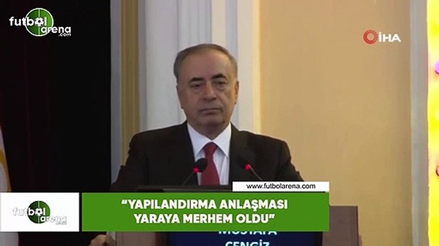 Mustafa Cengiz: Yapılandırma anlaşması yaraya merhem oldu