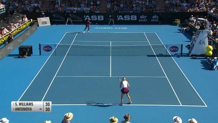 تنس: دورة أوكلاند: سيرينا تبلغ النهائي في أوكلاند