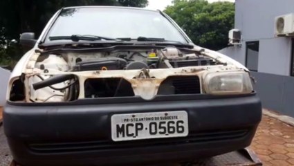 Carro é encontrado abandonado no Loteamento Verona