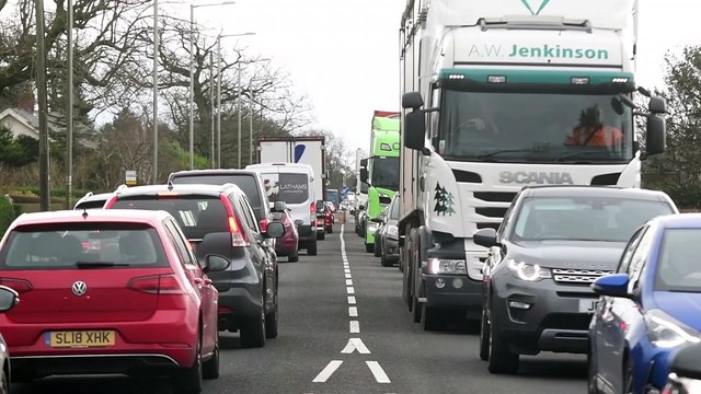 Traffic problems on the A6 due to M6 closure
