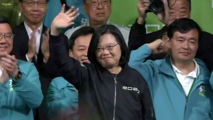 타이완 차이잉원 총통 연임 성공...한궈위 "결과 승복" / YTN