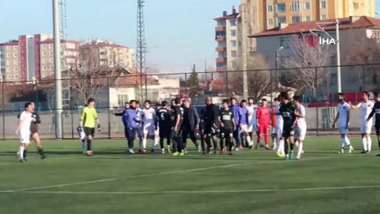 Kafkasspor-OSB Atletikspor Maçı Bitti, Kavga Başladı