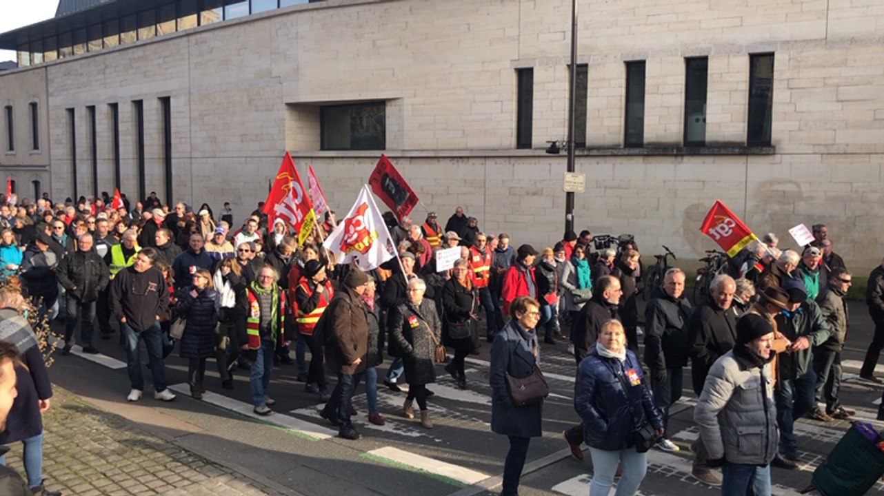 Manifestation contre la réforme des retraites le samedi 11 janvier