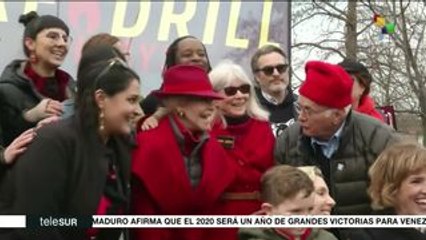 Actores de EEUU se únen a protesta ante el cambio climático