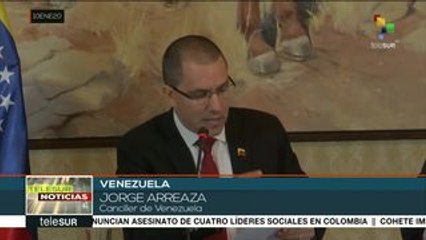 Venezuela: Arreaza revela documento de EE.UU. para intervenir elección