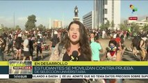 Chile: reprimen manifestación de estudiantes de secundaria