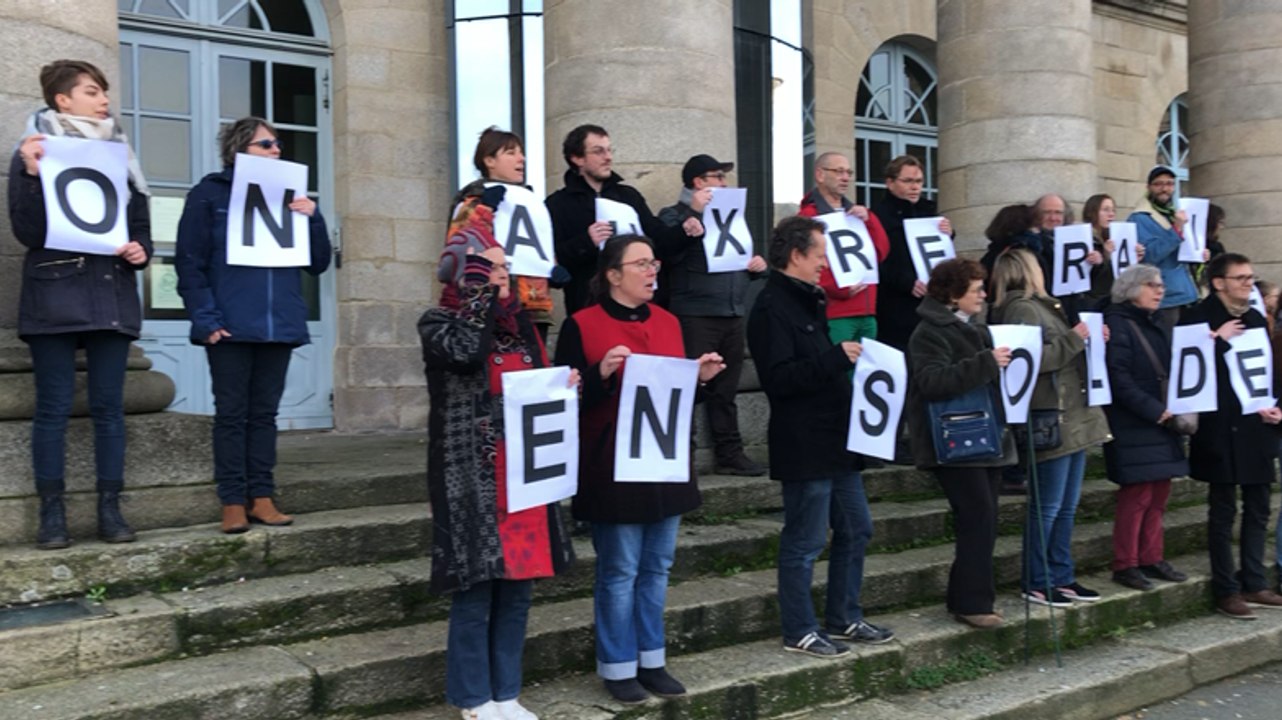 Environ 500 manifestants contre la réforme des retraites