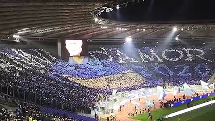 Lazio-Napoli, coreografia Curva Nord 120 anni