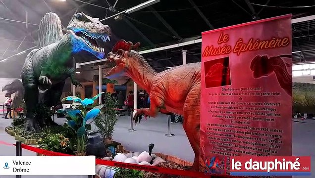 Valence : les dinosaures envahissent le parc des expos
