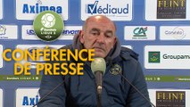 Conférence de presse FC Chambly - US Orléans (1-0) : Bruno LUZI (FCCO) - Didier OLLE-NICOLLE (USO) - 2019/2020