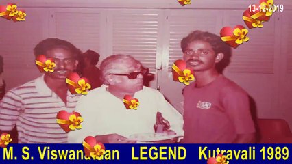 Legend M. S. Viswanathan By M. Thiravidaselvan (singapore) Vol 237 Kutravali 1989
