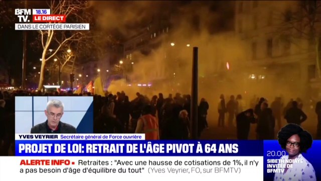 Yves Veyrier (FO) sur la lettre du Premier ministre: Moi je comprends qu'il y a à terme un âge d'équilibre à 64 ans à partir de 2027