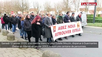 Marche blanche pour Estelle Mouzin à Guermantes, 17 ans après sa disparition.