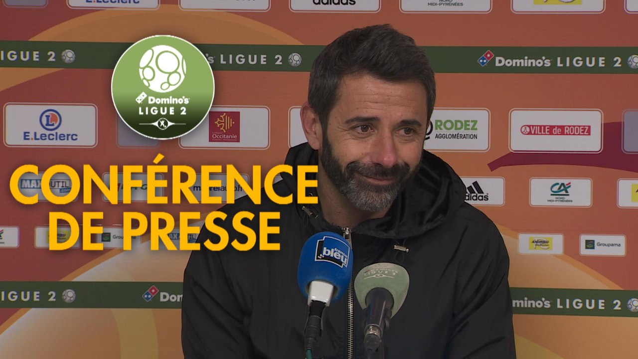 Conférence de presse Rodez Aveyron Football - Châteauroux (1-2) : Laurent PEYRELADE (RAF) - Nicolas USAI (LBC) - 2019/2020