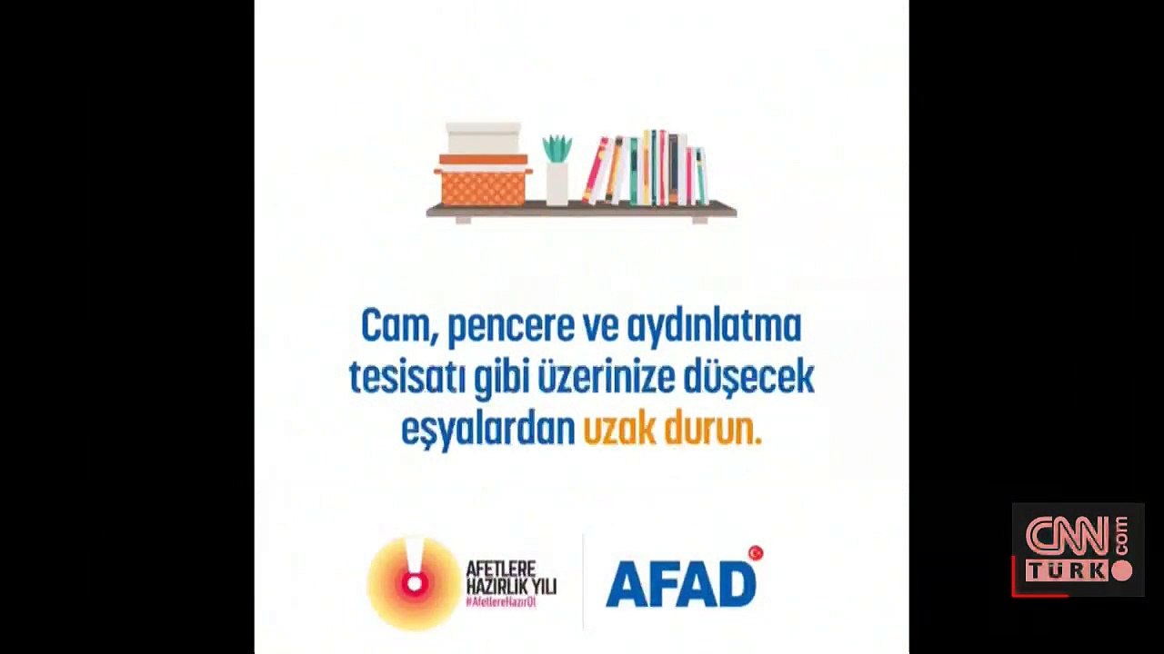 AFAD paylaştı: Deprem sırasında yapılması ve yapılmaması gerekenler