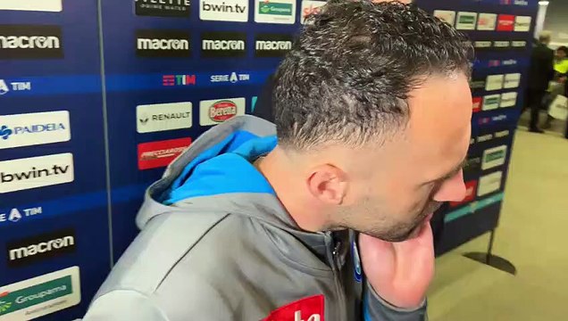 Lazio - Napoli: Ospina in zona mista