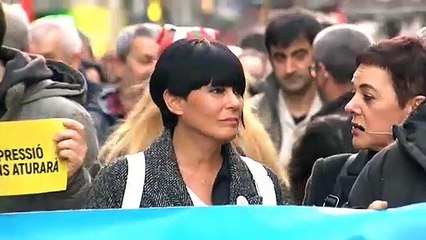 Manifestación en Bilbao en apoyo al acercamiento de los presos de ETA