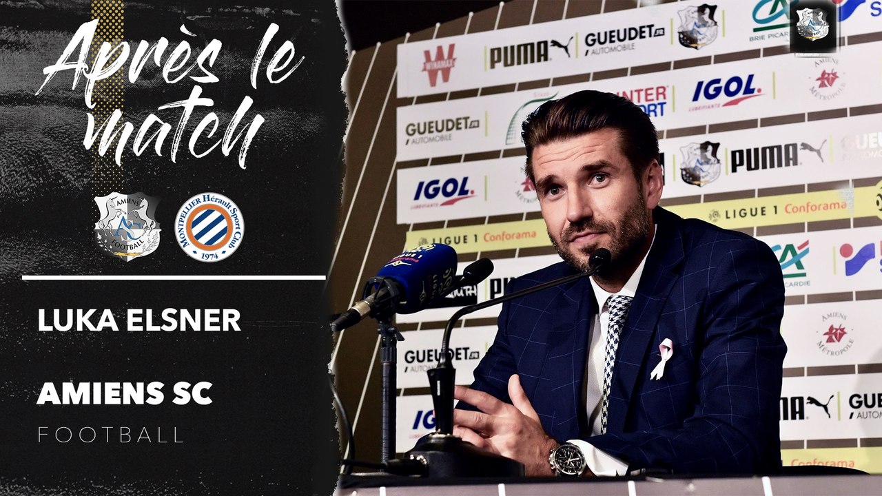 ITW d'après le match Amiens SC - Montpellier HSC - Luka Elsner