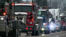 Un Cortège de camions pour rendre hommage à Marie-Josée Caron