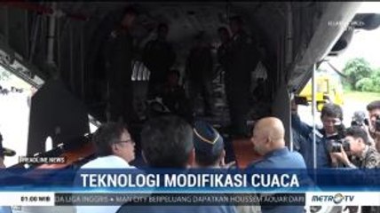 Teknik Modifikasi Cuaca Kurangi Curah Hujan