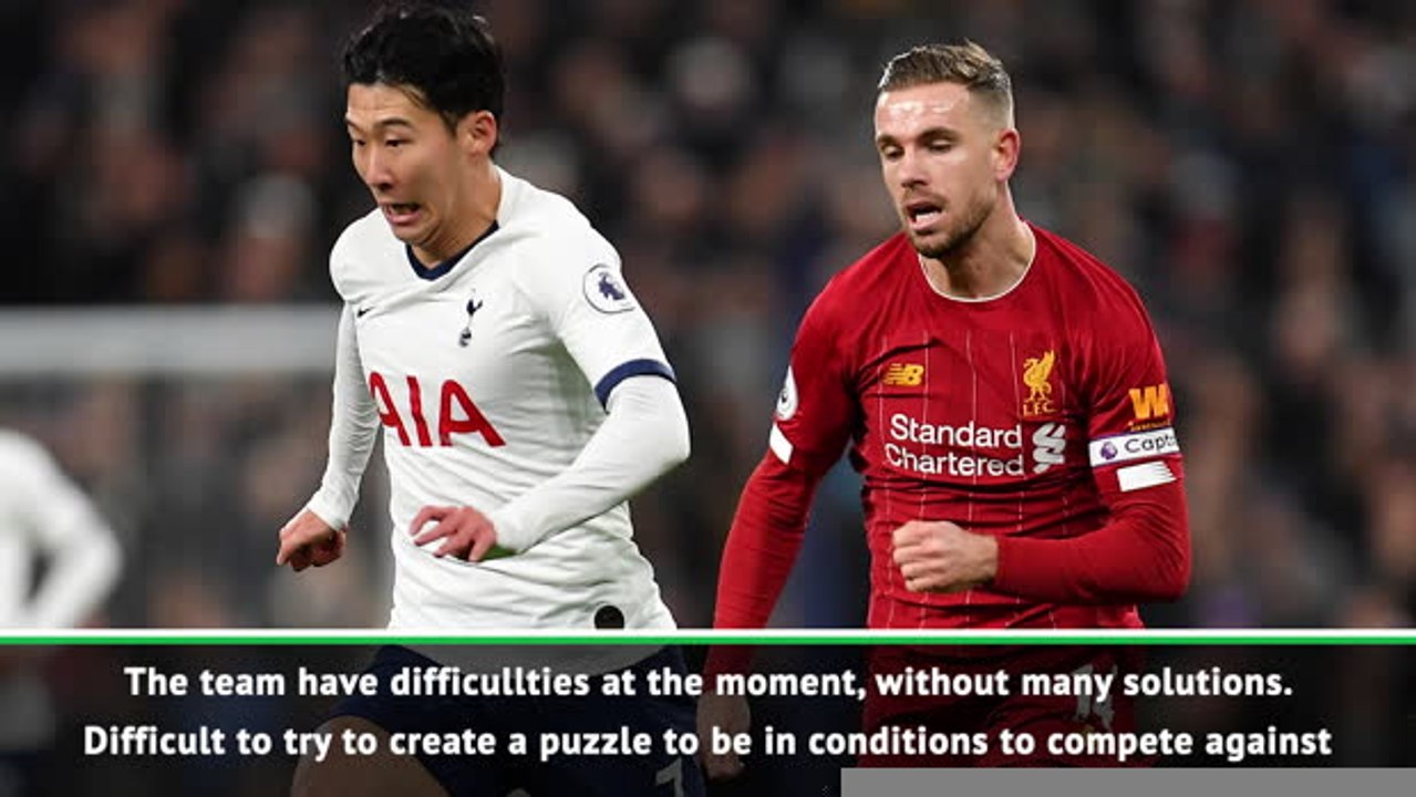 Mourinho happy with Spurs efforts in Liverpool defeat