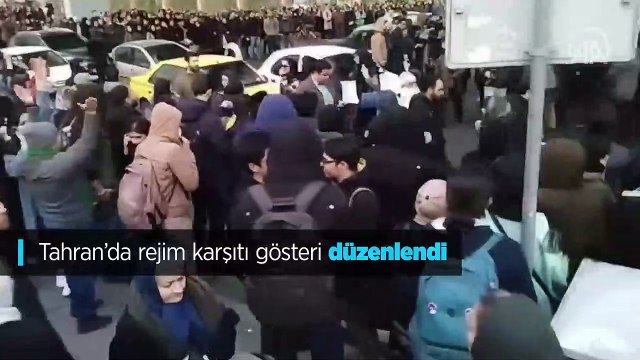 İran'da rejim karşıtı protesto: Ülkeyi rahat bırak