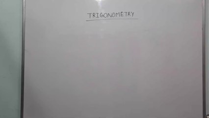 Trigonometry exercise 8.1 question no - 1 &2