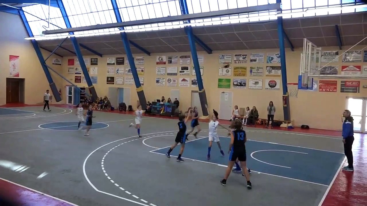 11.01.2020 U11 Poussines TURSAN BASKET CHALOSSE - BASKET BIAUDOS ST MARTIN DE SEIGNAN1 2e Partie