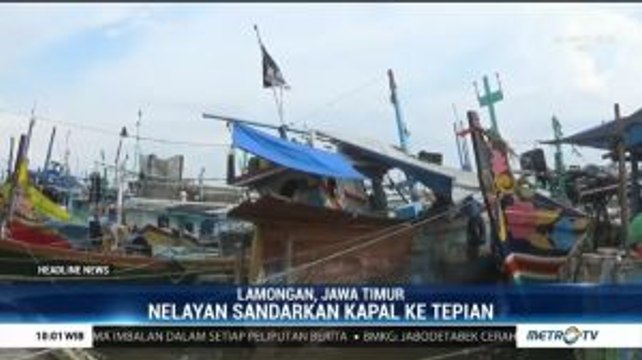 Cuaca Buruk di Perairan Jawa Timur, Nelayan Tak Berani Melaut