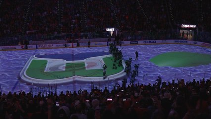 Hurricanes celebrate Whalers with Storm Surge after win