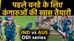 India vs AUS 1st ODI: Australian players sweats it out before Mumbai ODI | वनइंडिया हिंदी