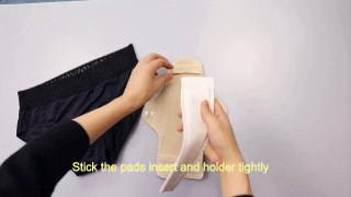 How to usewear cloth menstrual pads (Holder+Insert) - certified organic cotton pads