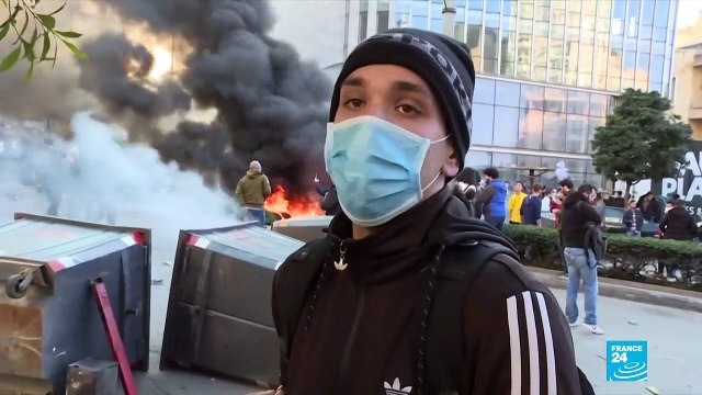 Lebanese demonstrators protest in anger over government inaction