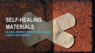SELF-HEALING MATERIALS | GLOBAL INDUSTRY MARKET TRENDS 2019-2027