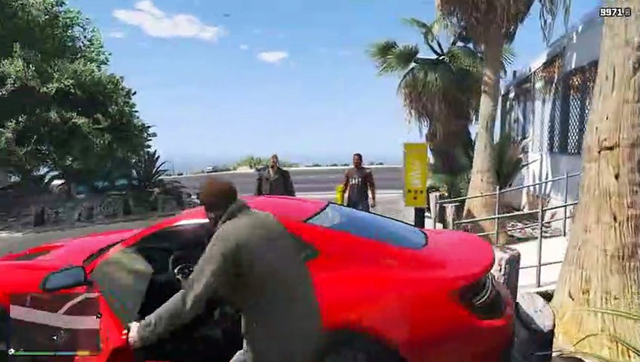 GTA 5 - Five Star Escape  _ Hookies Bar Massacre and Escape From Military Base ( 480 X 480 )