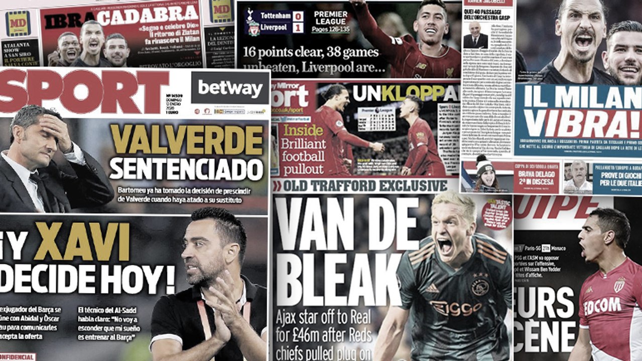 Zlatan Ibrahimovic a déjà remis l’Italie dans sa poche, Manchester United a refusé Van de Beek et s'en mord les doigts