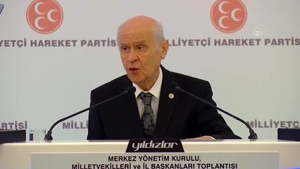 Bahçeli: "(Ne işimiz var Suriye'de, ne arıyoruz Libya'da) diyenler taşeron değillerse kesinlikle...