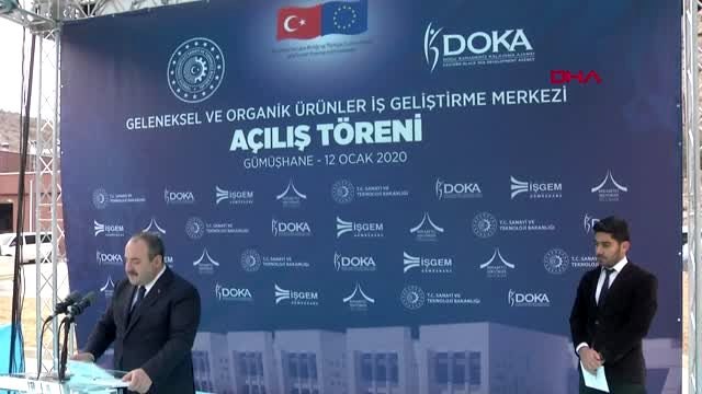 Gümüşhane bakanı varank, rekabetçi sektörler poğramında konuştu