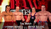 Warzone- WWF Attitude Mod Matches Stone Cold & Shawn Michaels vs Owen Hart & British Bulldog