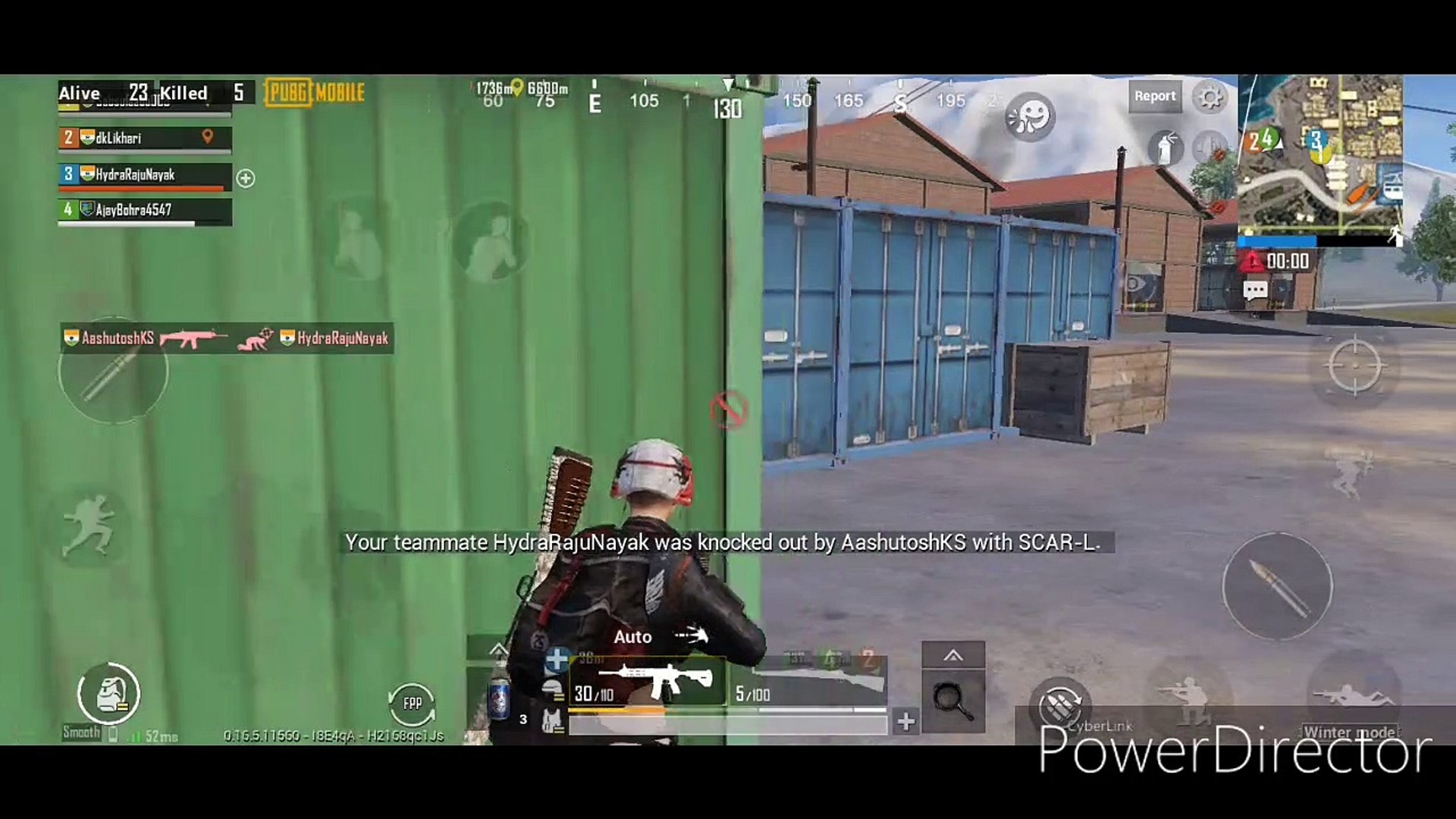 Fully squade match in pubg by MI not 8 pro