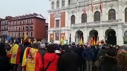 Concentración #EspañaExiste Valladolid 12-01-2020