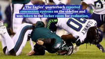 Carson Wentz Praised for Reporting Concussion
