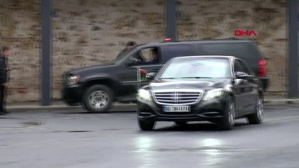 Libya başbakanı el sarraç, dolmabahçe çalışma ofisine geldi