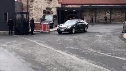 Cumhurbaşkanı Erdoğan, Libya UMH Başkanlık Konseyi Başkanı Serrac'ı kabulü başladı (1)