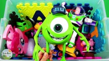 Cars 3, Monsters University, Toy Story, Peppa Pig toys and etc learn characters, colors and vehicles